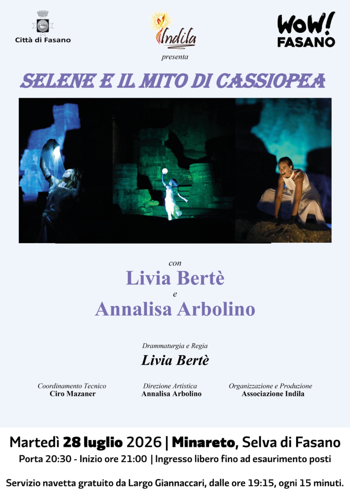 Spettacolo teatrale �SELENE E IL MITO DI CASSIOPEA�
