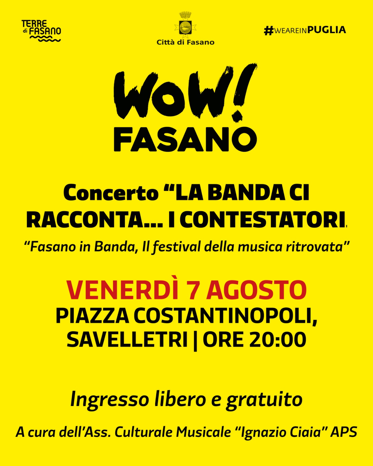 Concerto �LA BANDA CI RACCONTA� I CONTESTATORI�